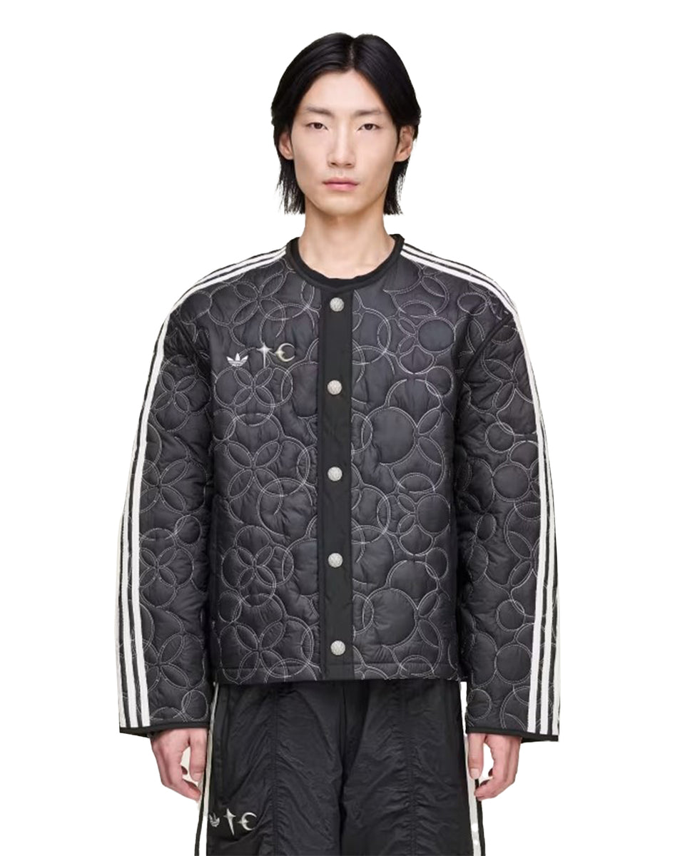 ジャケット・アウター adidas Thug Club PU Leather Jacket adidas THUG CLUB TEAMGEIST FAUX LEATHER JACKET ブラック
