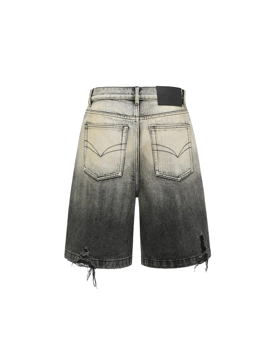 FENG CHEN WANG-DENIM GRADIENT SHORTS-FUS19ST05 – HEADQUARTER