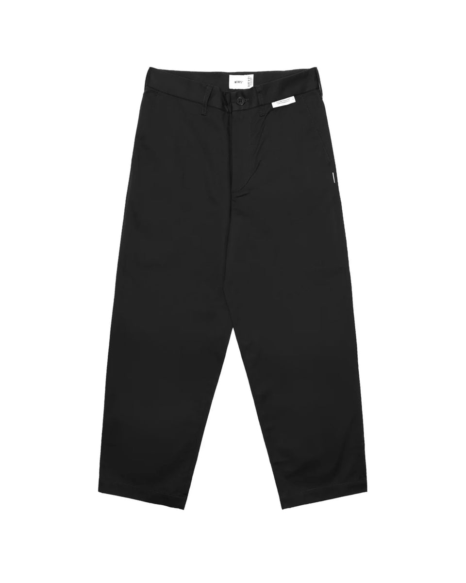 WTAPS TRDT1803 強う TROUSERS CTPL TWILL BLACK