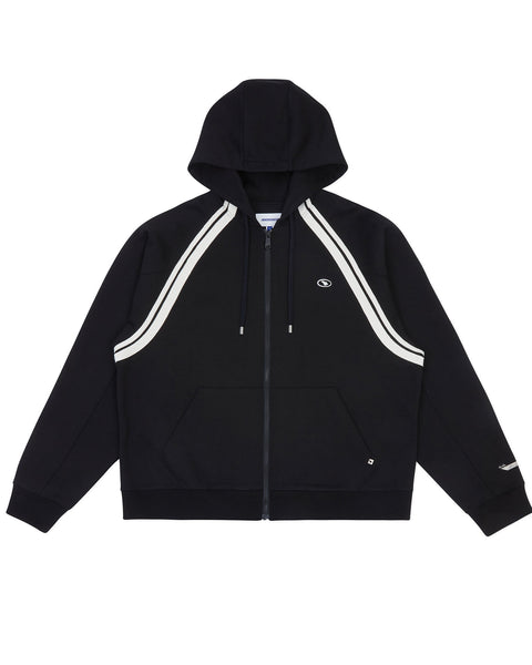 ADER ERROR-BASHAR HOOD ZIP UP-BMADFWHD0401BK