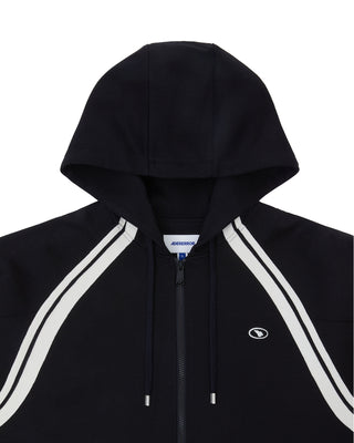 ADER ERROR-BASHAR HOOD ZIP UP-BMADFWHD0401BK