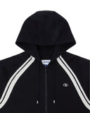 ADER ERROR-BASHAR HOOD ZIP UP-BMADFWHD0401BK
