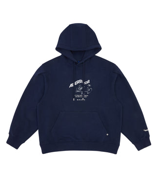 ADER ERROR-CANER LOGO HOODIE-BMADFWHD0102NV