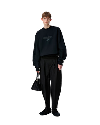 ADER ERROR-PRESS APPLE SWEATER-BO01FWSW0105BK