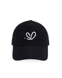ADER ERROR- TWINKLE HEART LOGO CAP-BMADFWHW0201BK