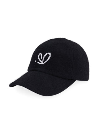 ADER ERROR- TWINKLE HEART LOGO CAP-BMADFWHW0201BK