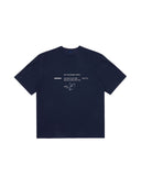 ADER ERROR-TWINKLE HEART LOGO T-SHIRT-BMADFWTS0102NV