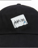 ADER ERROR-ZIG ZAG PZTCH CAP-BLACK-BN23FYHW0201BK