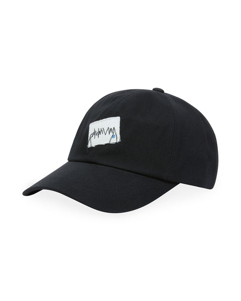 ADER ERROR-ZIG ZAG PZTCH CAP-BLACK-BN23FYHW0201BK