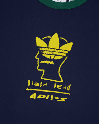 ADIDAS-BRAIN DEAD T-SHIRT-NAVY-JN2412