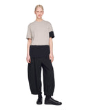 ADIDAS-Y-3 DIPPED REGULAR SHORT SLEEVE TEE-LIGTH BROWN-KQ9788