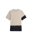 ADIDAS-Y-3 DIPPED REGULAR SHORT SLEEVE TEE-LIGTH BROWN-KQ9788