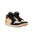 AIR JORDAN 1 ZM AIR CMFT 2 MUSLIN/CELESTIAL GOLD BLACK-VIVID ORANGE DV1307-100