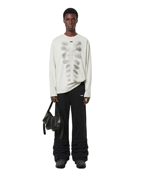 AVAVAV-PLEATED SWEATPANTS-BLACK-S26N0264