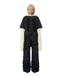 AVAVAV-SEMI DISTRESSED DOUBLELAYER T-SHIRT-S26N0957