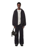 AVAVAV-SHOLDERLESS HOODIE WITH CUT-OUT APPLICATION-BLACK-S26N1036