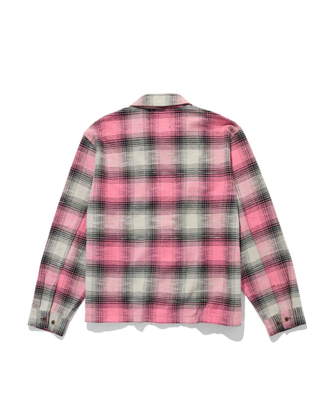 AWAKE NY-FLANNEL ZIP SHIRT-AWK-FW25-TP001