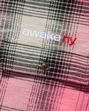 AWAKE NY-FLANNEL ZIP SHIRT-AWK-FW25-TP001
