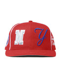 AWAKE NY- HEADCRACK CHAMPS FITTED  HAT-RED-AWK-SP26-HT001