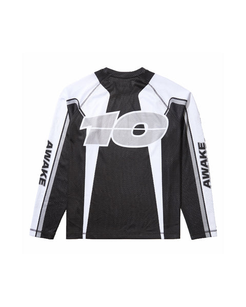 AWAKE NY-MESH RACER JERSEY-BLACK-AWK-SP26-TP006