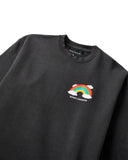 BIANCA CHANDON-CLOUDY RAINBOW CREWNECK-VINTAGE BLACK