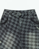 ADER ERROR - BMADSSJE0201GR : TENIT SHORTS JEANS GREY
