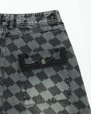 ADER ERROR - BMADSSJE0201GR : TENIT SHORTS JEANS GREY