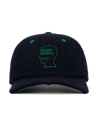BRAIN DEAD-BATWING LOGOHEAD FLANNEL HAT-BDF25H01004632NY01