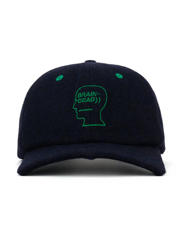 BRAIN DEAD-BATWING LOGOHEAD FLANNEL HAT-BDF25H01004632NY01
