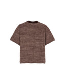 BRAIN DEAD-MINZIE SHORT SLEEVE SWEATER-BDF25T19004618GR27