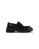 CAMPER LAB-VAMONOS BLACK LEATHER LOAFERS-A500023-009