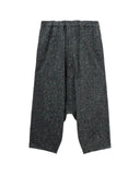 CDG BLACK-NAPPED TWEET PANTS-1P-P017-052-1