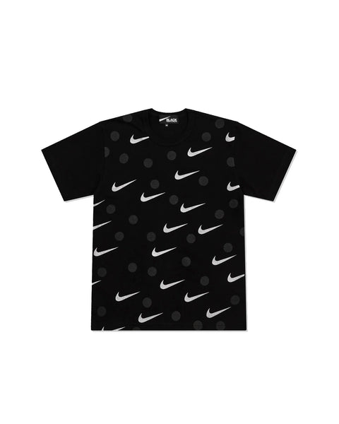 CDG BLACK-NIKE PRINTED T-SHIRT-10-T102-052-1