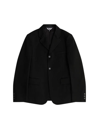 CDG BLACK-REVERSIBLE FRILLED JACKET-1O-J013-052-1