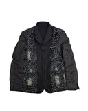 CDG BLACK-REVERSIBLE FRILLED JACKET-1O-J013-052-1
