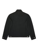 CDG BLACK-STUDDED TRUCKER JACKET-J002-052-1