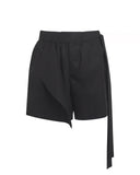 CRAIG GREEN-LAYERED SHORTS-BLACK-CGSS26WOTRS104