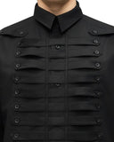 CRAIG GREEN-MULTI TAB SHIRT-BLACK-CGSS26CWOSHI77