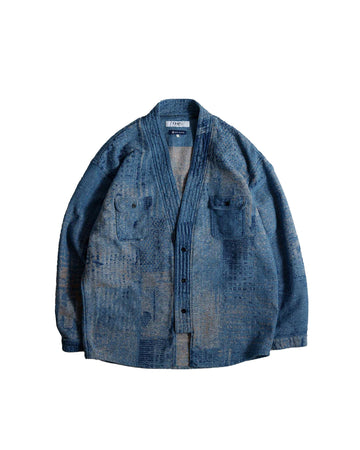 FDMTL-BORO JAQUARD HAORI SHIRT 3YR WASH-FA25SH47U