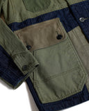 FDMTL-COVERALL JACKET RINSE-FA25JK31B