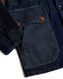 FDMTL-COVERALL JACKET RINSE-FA25JK31R