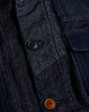 FDMTL-COVERALL JACKET RINSE-FA25JK31R