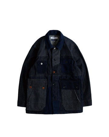 FDMTL-COVERALL JACKET RINSE-FA25JK31R