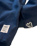 FDMTL-FDMTL-BORO EMBROIDERED HOODIE (NAVY)-FA25CSP36
