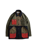 FDMTL-PACHWORK COVERALL JACKET RINSE-FA26JK12C