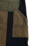 FDMTL-PATCHWORK DOUBLE KNEE SHORTS RINSE-FA26PN22C