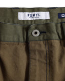 FDMTL-PATCHWORK DOUBLE KNEE SHORTS RINSE-FA26PN22C