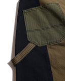 FDMTL-PATCHWORK DOUBLE KNEE SHORTS RINSE-FA26PN22C