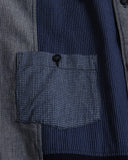 FDMTL-PATCHWORK SHIRT RINSE-FA26SH11R