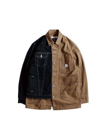 FDMTL-THIRD JACKET COVERALL RINSE-FA25JK43B